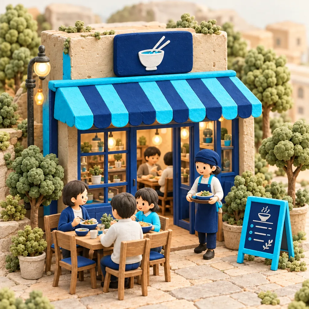 飲食店の模型（イメージ）